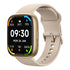Smartwatch Voice Assistant Bluetooth Calling Health Monitoring Step Tracking  Message Alerts/golden
