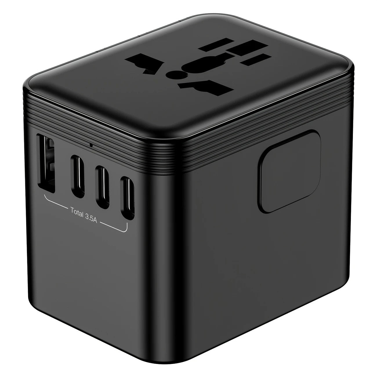 Multi-Country Travel Adapter, Compatible with 180+ Countries, 2500W High Power, Multiple Safety Protections
