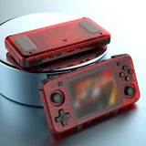R36H Retro Game Console 128G  Handheld with 23 Emulators, Linux System, 3.5-inch IPS Screen, 640×480 Resolution, USB Charging, Ultra-Long Battery Life, Perfect Gift for Friends.RED