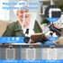 LED 5X Magnifying Glass with Light, Type-C Charging with Three Brightness Levels, Full Frame Protection with Extra-Long Gooseneck – A Great Helper for Seniors&