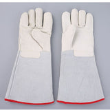 Thermal Leather Freezer Work Gloves – Thinsulate Lined, Kevlar Reinforced Cold Store & Outdoor Winter Safety Gloves(40CM/15.75IN)