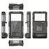 15m Waterproof Phone Case for Diving & Surfing - 1 Hour Underwater Shooting, Dual Seal, Zinc Alloy Buckle, Fits iPhone Samsung Xiaomi up to 6.9 Inch(black+black)