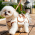 Oxford Fabric Pet Three-in-One Travel System: Horizontal Back Design Protects Spine, Four-Leg Separation, Three Uses in One: Kennel, Backpack, and Leash/Size S [recommended weight 4-8 kg]
