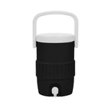 Can-style insulated drink holder, mini can cooling cup, portable double-layer lightweight travel camping outdoor insulating sleeve for soda, beer and other beverages.(BLACK)