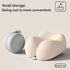beige  Travel & Home Neck Pillow – Ergonomic, portable, perfect for sleep. Fits desks, cars, and long flights. Features slow rebound foam, washable cover.