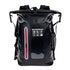 6.6 Gallon Outdoor Backpack, Detachable Shoulder Straps, Transparent Window & Buckle Clips, Suitable for Hiking, Beach Sports, Trekking and Rowing, Green, Portal Adventure Gear（black)