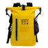6.6 Gallon Outdoor Backpack, Detachable Shoulder Straps, Transparent Window & Buckle Clips, Suitable for Hiking, Beach Sports, Trekking and Rowing, Green, Portal Adventure Gear(YELLOW)