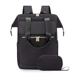 BLACK Korean-style Fashion Compact Backpack, Multi-functional & Large Capacity, Lightweight & Easy to Carry, Fits Daily Commute, Lunch Outings, and Short Trips.