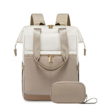 khaki Korean-style Fashion Compact Backpack, Multi-functional & Large Capacity, Lightweight & Easy to Carry, Fits Daily Commute, Lunch Outings, and Short Trips.