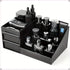 Black Mens Wash Bag & Vanity Organiser | 2 Drawer Acrylic Bathroom Storage for Grooming & Skincare