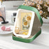 Portable 3-Light LED Makeup Mirror with Organizer – Travel Vanity Case, Rechargeable Touch Control Makeup Box for Home & Travel(green)