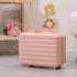 14 Inch Mini Makeup Case, Lightweight Cosmetic Travel Bag with Shoulder Strap & Zipper Closure(pink)