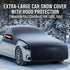 All-season universal semi car cover with portable design, compatible with various vehicle models. Effectively blocks sunlight, prevents snow and falling leaves. Enjoy an extra 10 minutes of sleep every day. Hassle-free car protection all year round.