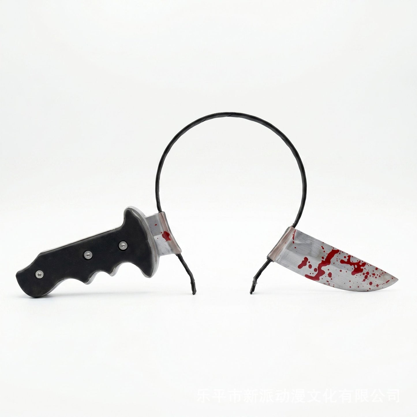 Captain Jack Inspired Plug Dagger Headband: Safe and Lightweight PET Material, Classic Dual-Blade Design, Upgraded Sturdy Build, a Must-Have Pirate Accessory for Cosplay and Parties!/black