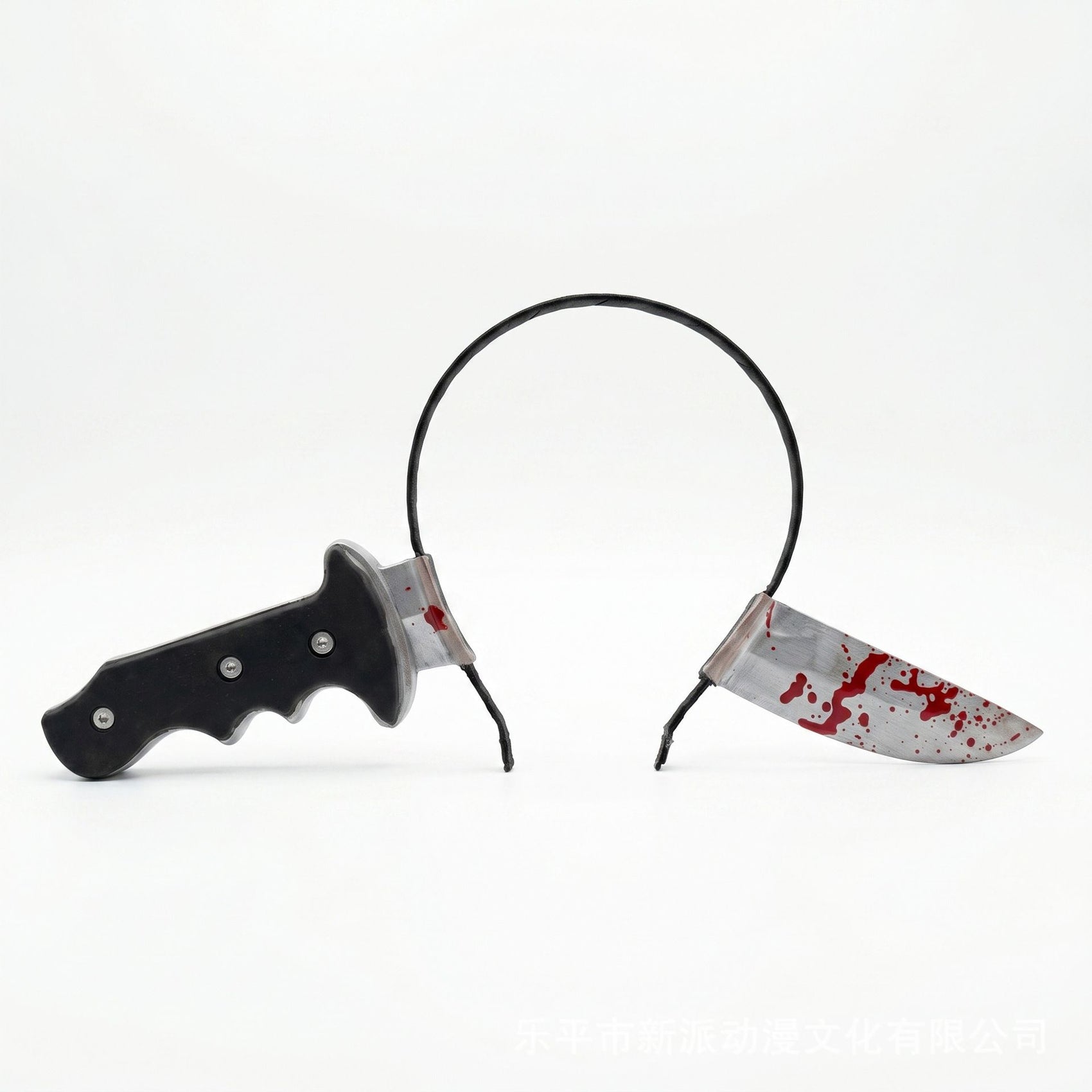 Captain Jack Inspired Plug Dagger Headband: Safe and Lightweight PET Material, Classic Dual-Blade Design, Upgraded Sturdy Build, a Must-Have Pirate Accessory for Cosplay and Parties!/black