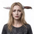Captain Jack Inspired Plug Dagger Headband: Safe and Lightweight PET Material, Classic Dual-Blade Design, Upgraded Sturdy Build, a Must-Have Pirate Accessory for Cosplay and Parties!/brown