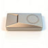 Zinc Alloy Cyber Pusher Click Coin, Mini Metal Fingertip Stress Reliever, EDC Crisp Click Sound Office Desk Toy(khaki)