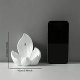 One lotus-shaped incense cone, a multifunctional home decoration piece, suitable for yoga and meditation.(WHITE)