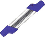Chain saw file: upgraded lightweight, battery-free and portable, precision sharpening for 3/8-inch saw chain, single-direction reciprocating operation, essential tool for outdoor gardening and forestry maintenance.(Blue-with 4.0 file)
