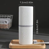 1pc Portable Toothbrush Holder Box, Multi-functional Travel Toothbrush Storage Case, Mouthwash Cup and Toothbrush Container.white