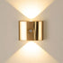 1PCS Induction wall lamp with three-color stepless dimming, 120° auto shut-off, USB rechargeable magnetic installation. Smart motion-sensing LED wall lamp, serving as both a night light and an ambient light./golden