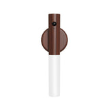 1-Pack USB Rechargeable Magnetic LED Night Light – Motion Sensor Wall Light for Bedroom, Kitchen & Bathroom/Walnut color