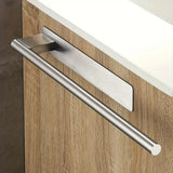 Stainless steel drill-free towel bar, rust-proof and durable, strong adhesive installation, super convenient for hanging towels in bathroom and kitchen../inherent