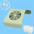 Nail Dust Collector: USB-Powered, Strong Suction, One-Touch Operation, Say Goodbye to Dust Troubles.GREEN