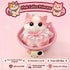 Cute handmade cat squishy toy, original hand-painted, baby-safe soft gel, gift box ideal for gifting. (Large cat + accessories + cat bed + gift box)/Pink Calico Princess