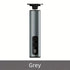 Grey Electric Foot File: 3-Speed Adjustable Nano-Level Filing, Type-C Fast Charge, Long Battery Life, Washable & Replaceable Heads, At-Home & Travel Foot Renewal Care