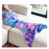 Mermaid Tail Blanket, Star Gradient Flannel Fleece, Soft and Warm, Essential for Lounging and Photo Taking at Home.(bluish violet)
