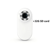 Thumb-Sized 1080P Portable Action Camera: Rotatable Back Clip / Multi-Accessory Expansion / 300mAh Battery, Hands-Free for Cycling, Hiking & Vlogs!(white)
