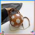 Soccer Theme Ladies Handbag, PU Material, Hand Carry Shoulder Crossbody Three Ways, Daily Outing Versatile Fashion(brown)