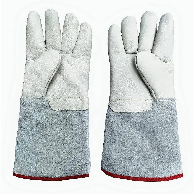 Thermal Leather Freezer Work Gloves – Thinsulate Lined, Kevlar Reinforced Cold Store & Outdoor Winter Safety Gloves(31cm/12.2in)