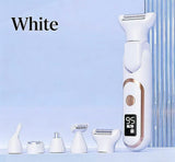 WHITE Women's Whole Body Electric Hair Removal Device, Painless Hair Removal, Type-C Fast Charging