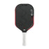 T700 Carbon Fiber Pickleball Paddle 16mm Core Lightweight Single Paddle with Polymer Honeycomb Core(BLACK+RED)