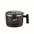 304 Stainless Steel Noodle Bowl: 1000ml Large Capacity, Double-Layer Insulation (No Burns), Leak-Proof Seal with Drainage, Solo Dining, Slow Living./black