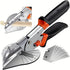 Multi-Angle Cutting Shear, Woodworking Precision Tool, 135-Degree Adjustable, Imported Steel, DIY & Trim Finishing Tool