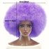 70s Fun Big Elastic Fluffy Afro Wig - High-quality Synthetic Short Curly Twisted Braid Wig for Cosplay and Daily Parties - Premium Fashion Wig（multicoloured)