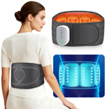 Smart Airbag Heating Massage Waist Belt: 4 Airbags Compression / 3 Modes 4 Intensity Levels / 4-Level Constant Heat / 2000mAh Long Battery, Say Goodbye to Back Pain!