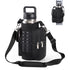 Black Double Row 12 Magnet Sports Water Bottle Bag: Magnetic attachment stays rock-solid, multi-scenario compatibility frees your hands, thickened wear-resistant fabric with thoughtful details, making sports and travel worry-free and efficient./BLACK