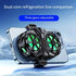 Semiconductor Cooling Fan Back Clip, Instant 3-Second Cooling, Large Area Heat Dissipation, Compatible with All Phone Models, Unobstructed Camera View for Live Streaming & Gaming.（Universal wheel payment）