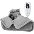 Silver gray This multifunctional electric heating pad: 6 temperature levels, 4 timer settings, magnetic interface, portable, machine washable, perfect for home relaxation and a warm gift.