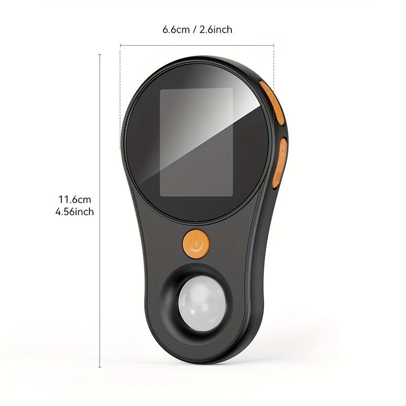 2 Inch 500X HD Portable Handheld Digital Microscope with Screen USB Connect to Computer for Plant Insect Repair Inspection.BLACK