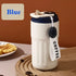 Smart Temp-Display Tumbler: 15.5oz Large Capacity, See the Temp, Enjoy Hot/Cold Freely – Just Right Every Sip./blue