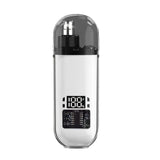 Electric nose hair trimmer, fashionable mini portable, wireless USB charging, suitable for both men and women, super easy-to-use nose hair trimmer.WHITE