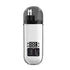 Electric nose hair trimmer, fashionable mini portable, wireless USB charging, suitable for both men and women, super easy-to-use nose hair trimmer.WHITE