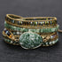 Vintage Handwoven Natural Stone Beaded Bracelet – Bohemian Charm, Each Amethyst Unique
