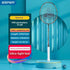 ESPER Explorer Fifth Generation Badminton Racket 58g 9U Full Carbon Fiber All-Around Fish Scale Shaft Double-Wall Inner Foaming Professional Match Training Racket(Phantom Ayabeni)