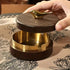 1 Light-Luxury Fashion Desktop Ashtray | Creative High-End Living Room Home Decor, Personalized Car Ashtray with Lid, Retro Aesthetic, the Perfect Gift for Homeowners.Golden bird golden liner